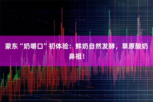 蒙东“奶嚼口”初体验:鲜奶自然发酵,草原酸奶鼻祖!